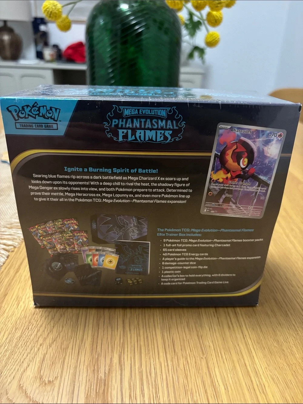 Pokemon Mega Evolution Phantasmal Flames Elite Trainer Box Sealed